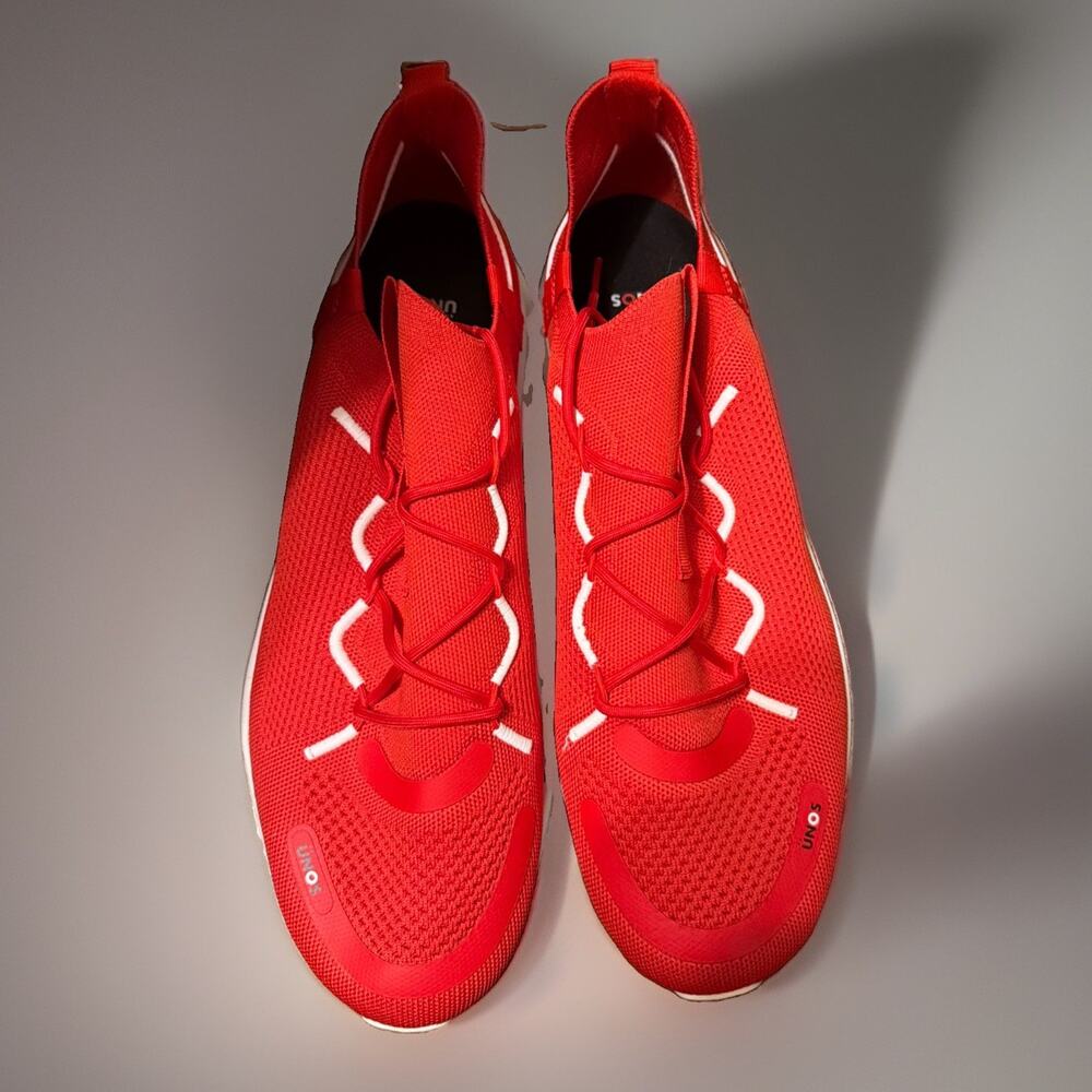 UNOS Nellium By SZ Adult Sneakers Lace Up Red Womens 14-15 Mens 12.5-13.5